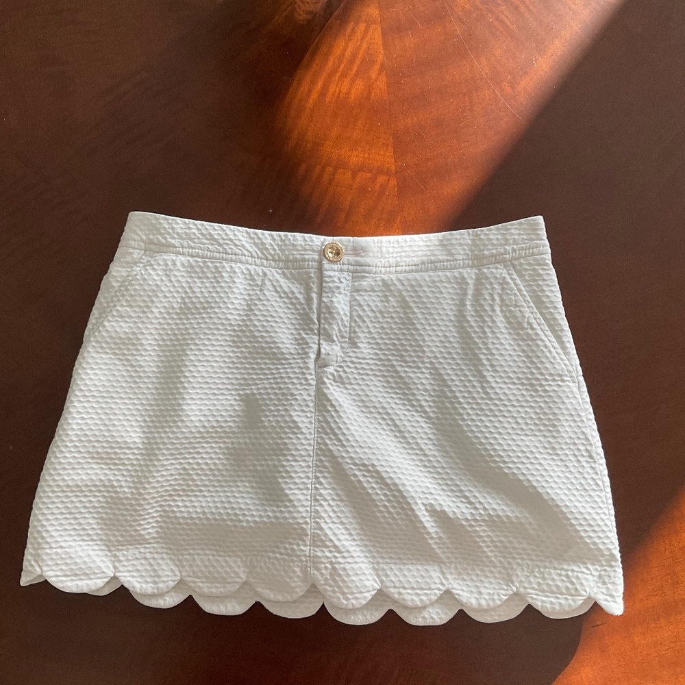 Lilly Pulitzer Colette Scallop Hem Skort